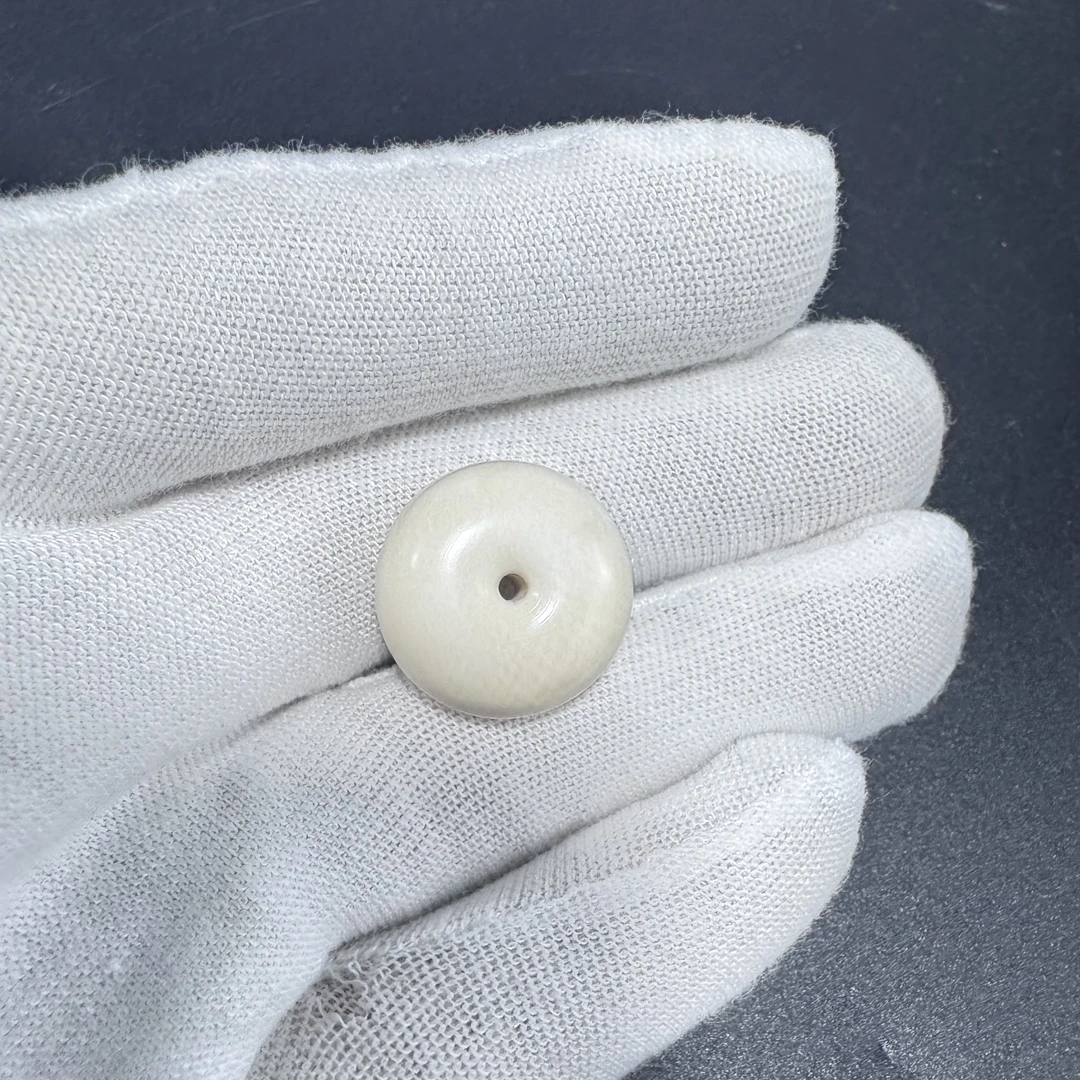 【微瑕】L0179天然猛犸牙 平安扣