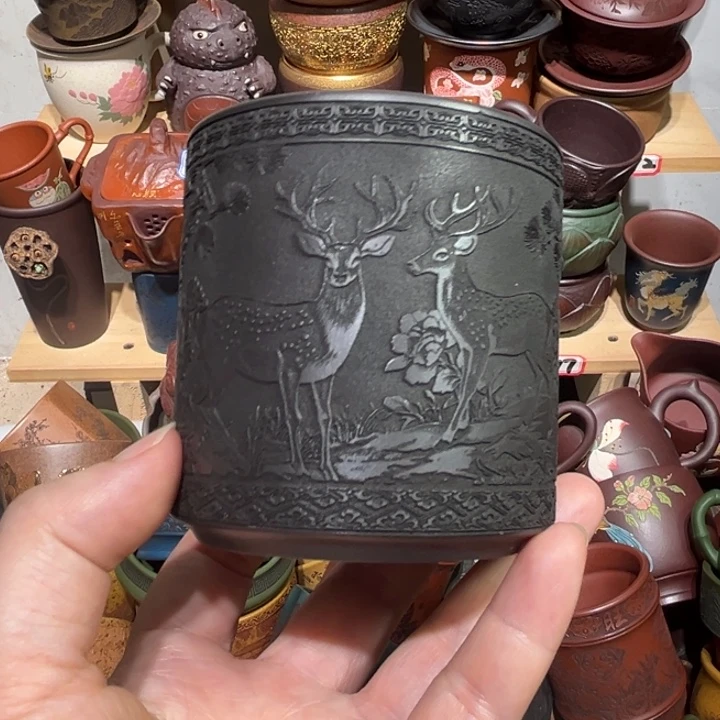 茶杯紫砂宜興紫砂主人杯