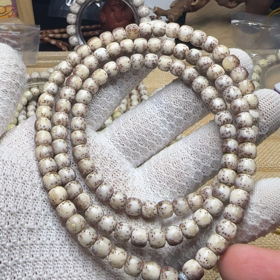星月菩提手串76冰糖玉化108特价