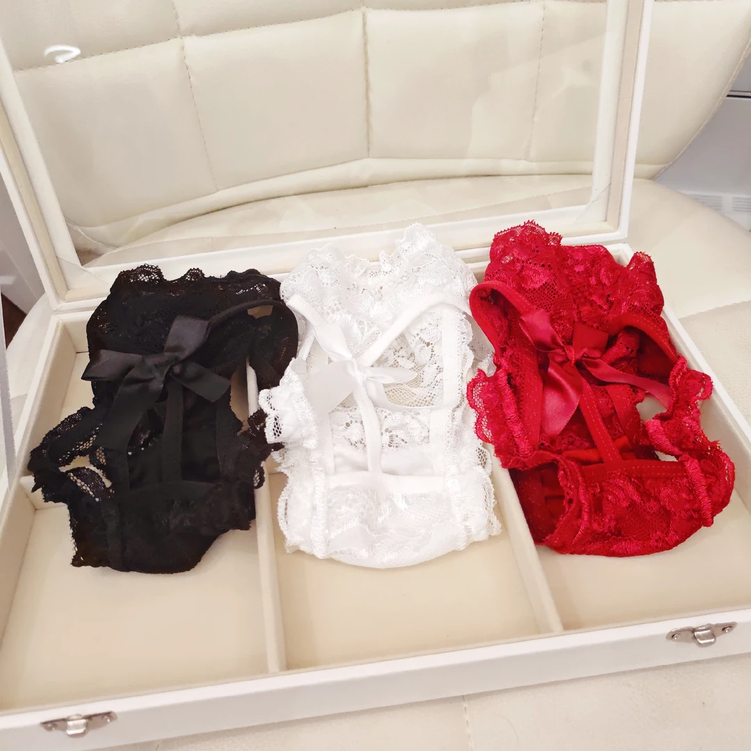 2025新品老公的爱蕾丝性感内裤低腰三角裤火辣纯欲无痕棉裆