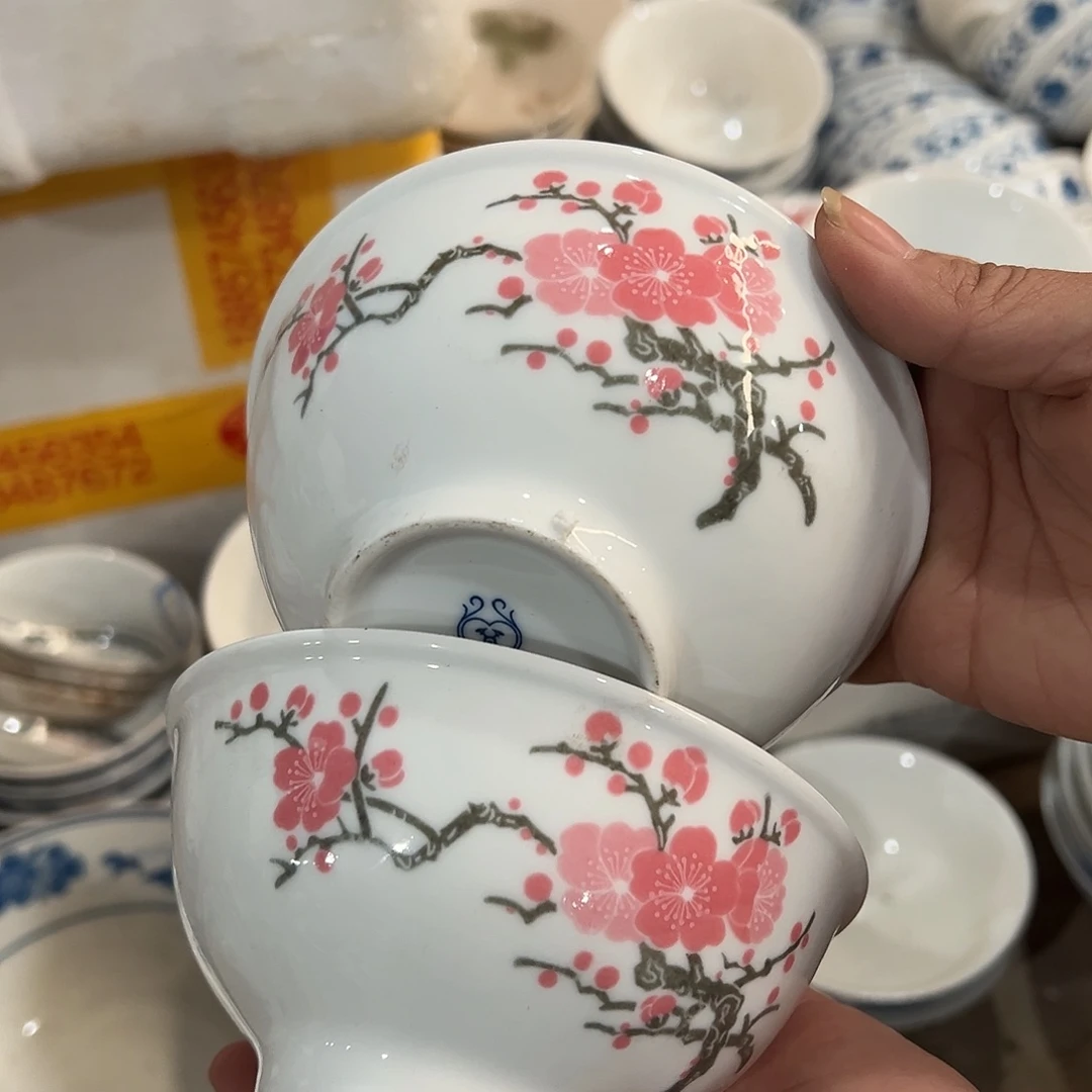 醴陵瓷直播供货基地12.3厘米米饭碗