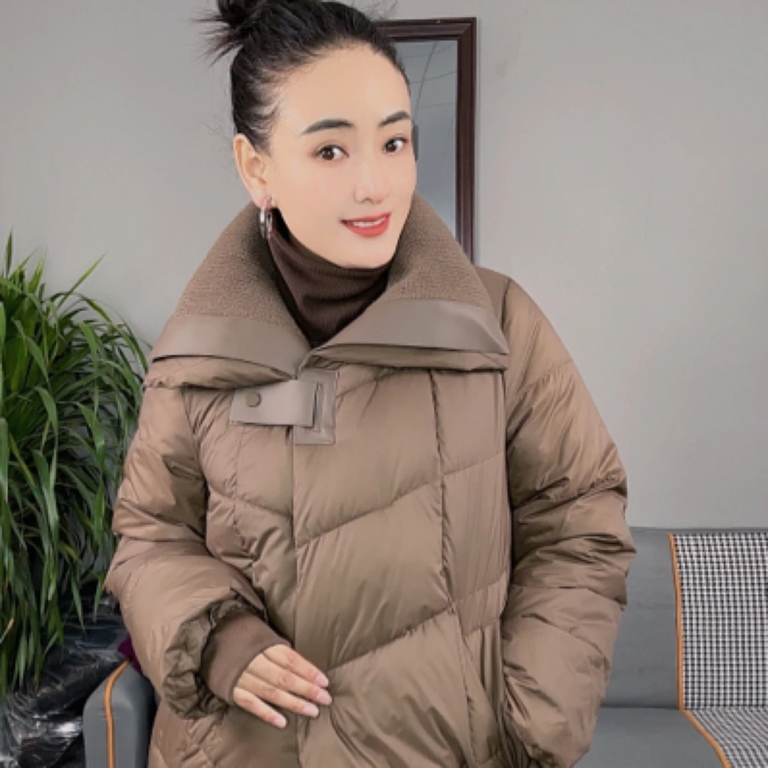 【酷时典】的长款高端大气的棉服外套