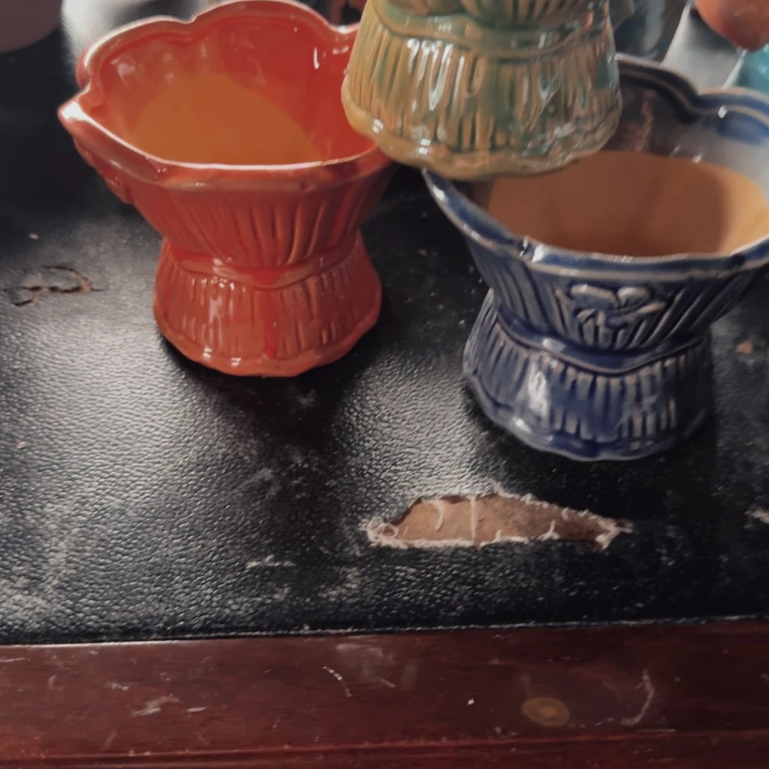 紫砂花盆粗陶盆醋