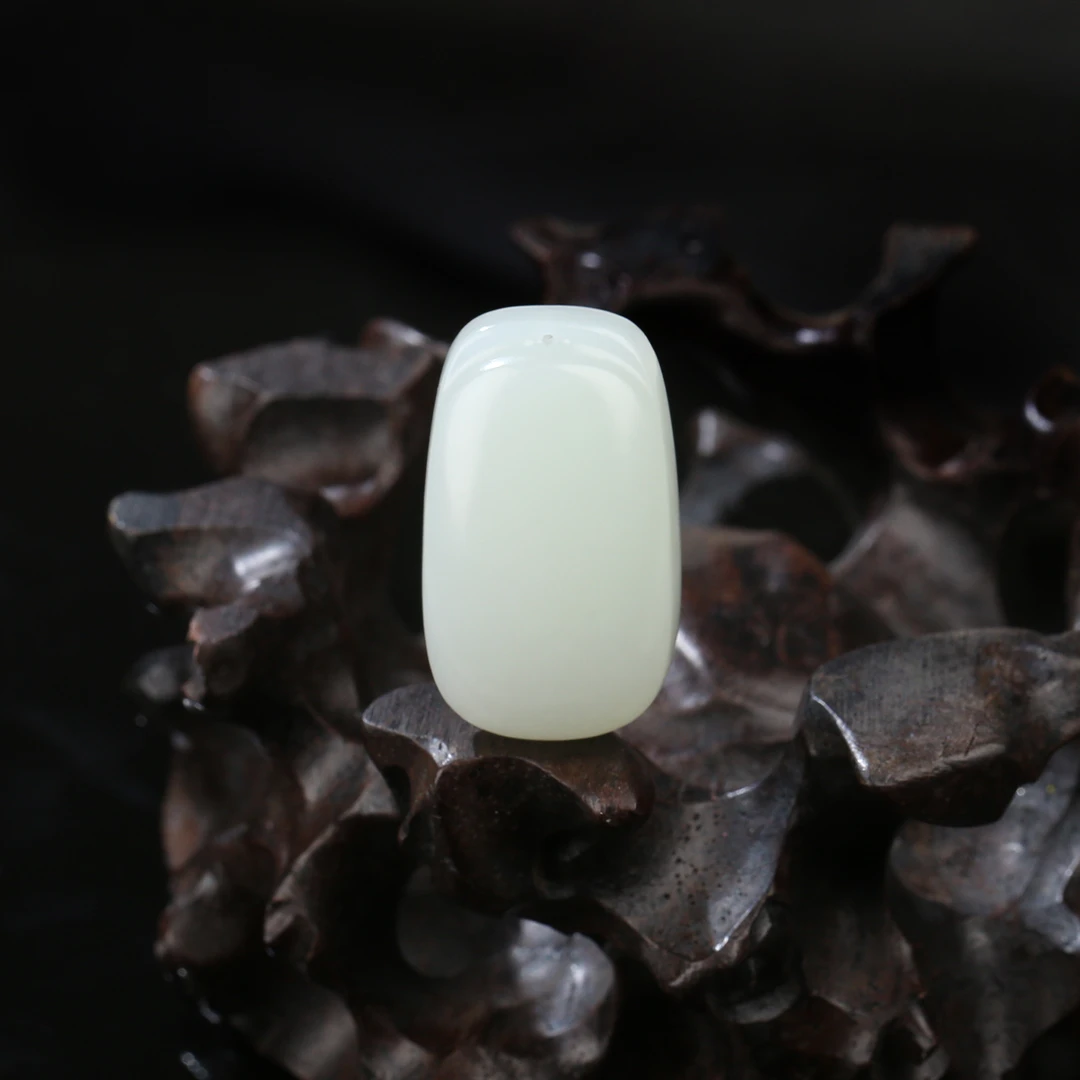 【麦子家族秋季特惠】天然和田玉挂件无事牌雕刻 G0226