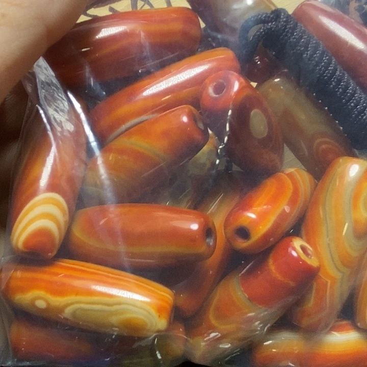 画***画玛瑙/玉髓未镶嵌颈饰