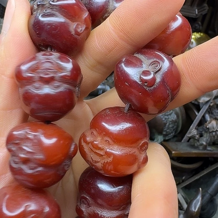 琥珀裸石未镶嵌蜜蜡工艺品摆件制作