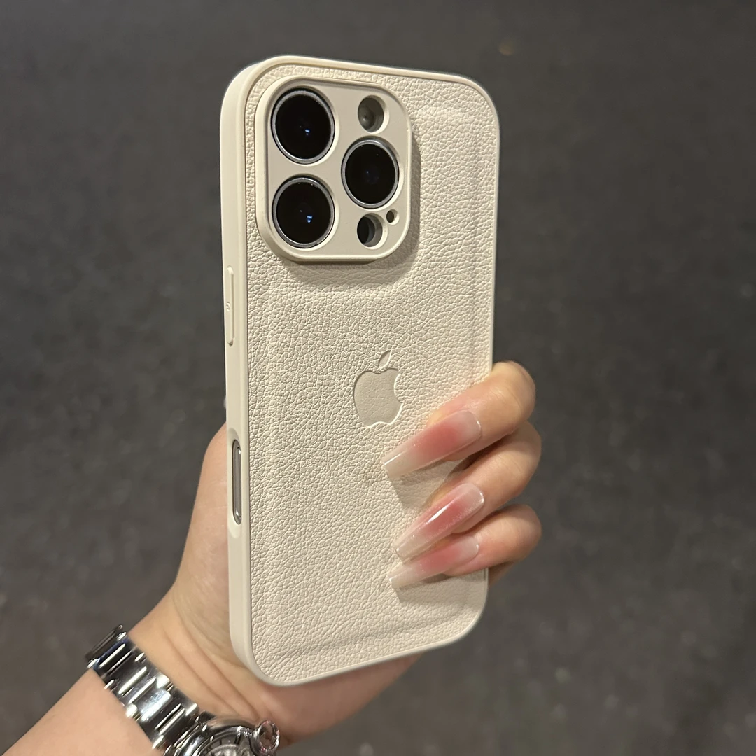 小众荔枝纹适用苹果16promax手机壳15pro新款14防摔13情侣款