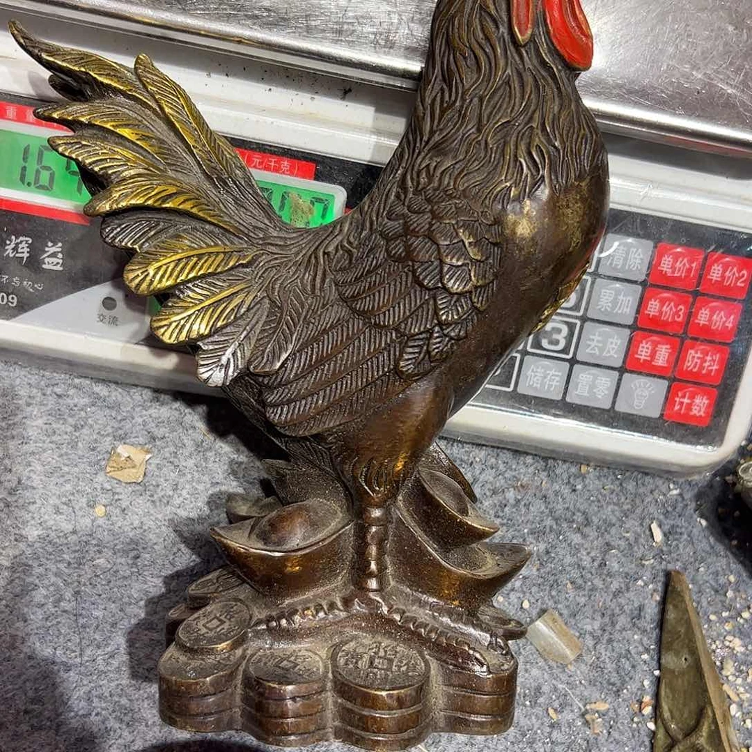 曦*微瑕疵黄铜摆件工艺品