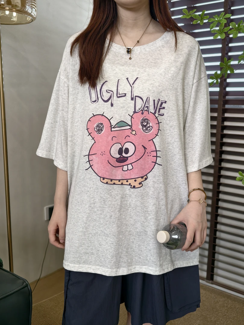 【JIUXIANG】6011花灰+31171藏青#夏季雪花棉短袖+工装短裤