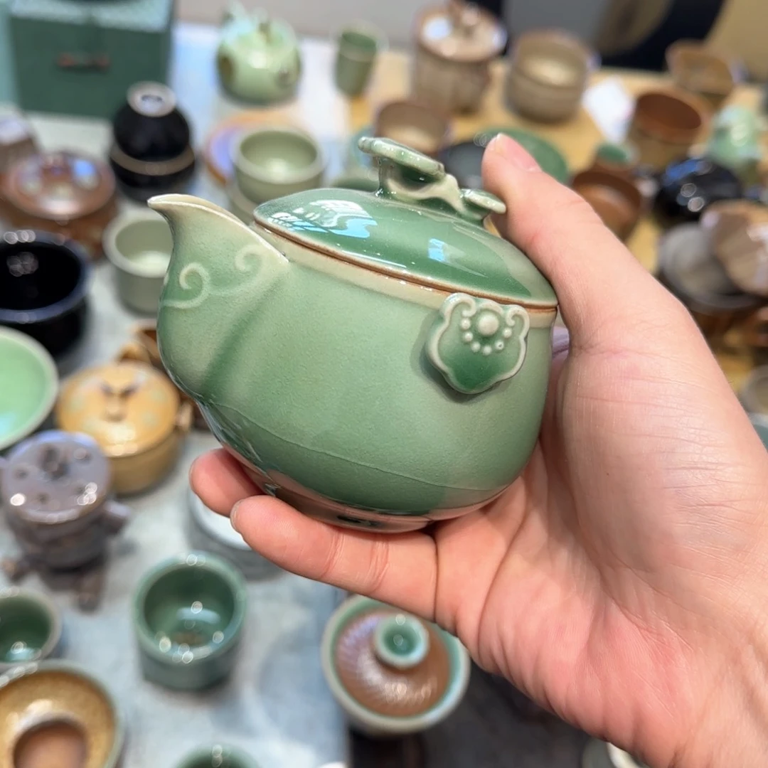 小金茶具青瓷茶器