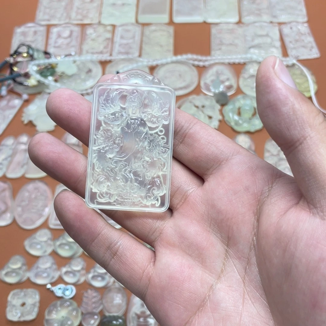 浮****岫玉未镶嵌多样性随机发一