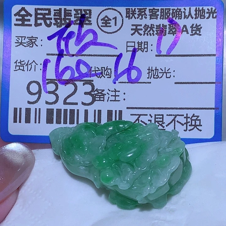 欣****颈饰未镶嵌翡翠hcc