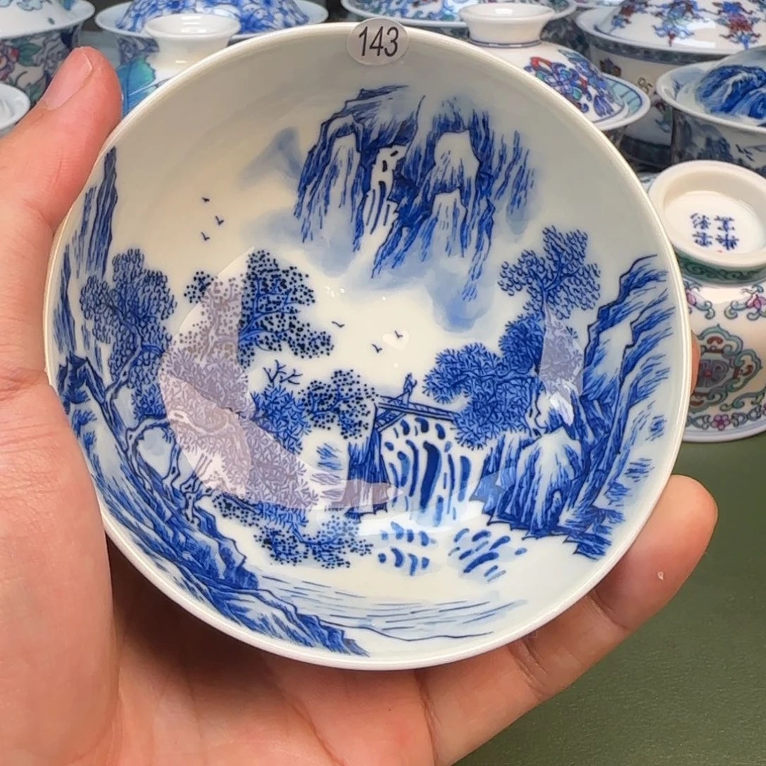 彦祖纯手工手绘茶具143