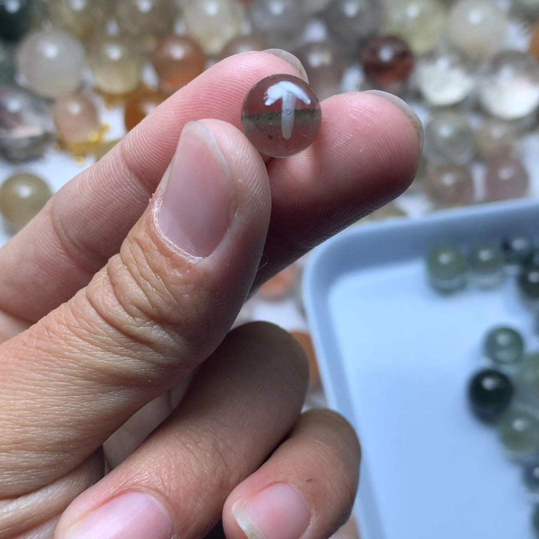 水晶珠宝半成品未镶嵌你***宝幽灵球