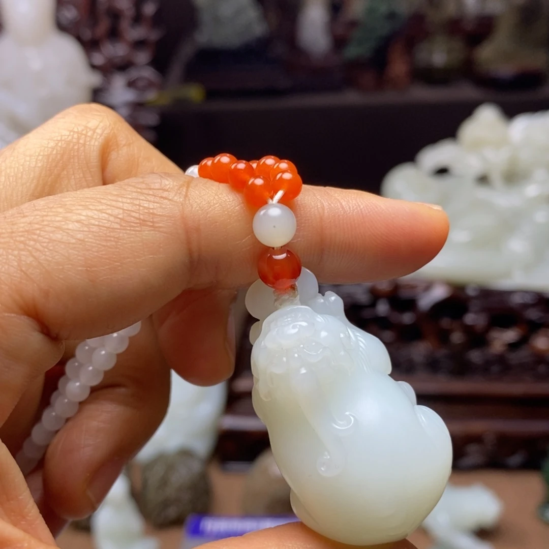 和田玉颈饰未镶嵌欣*