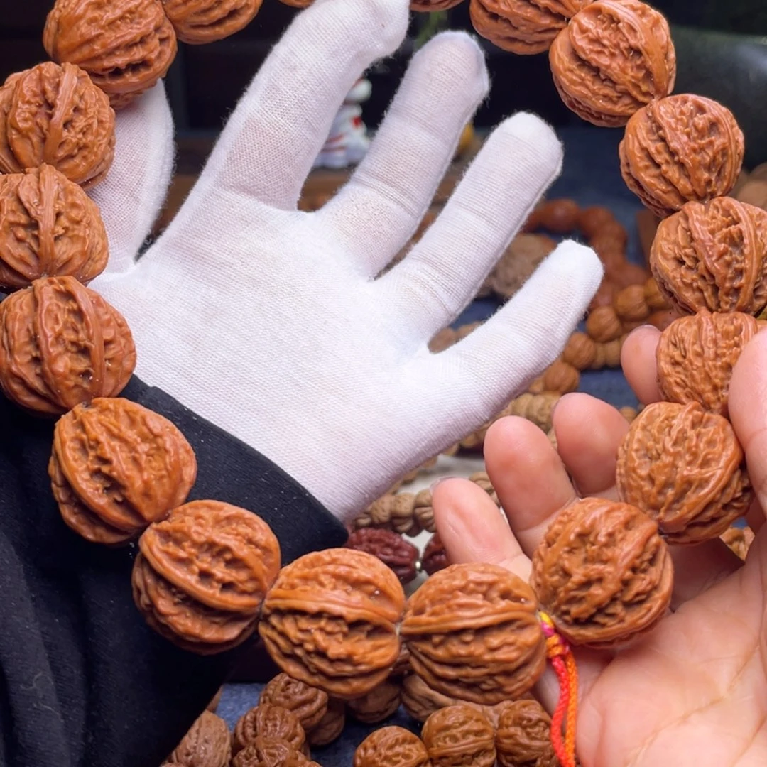 文玩核桃手串龙骨粗筋