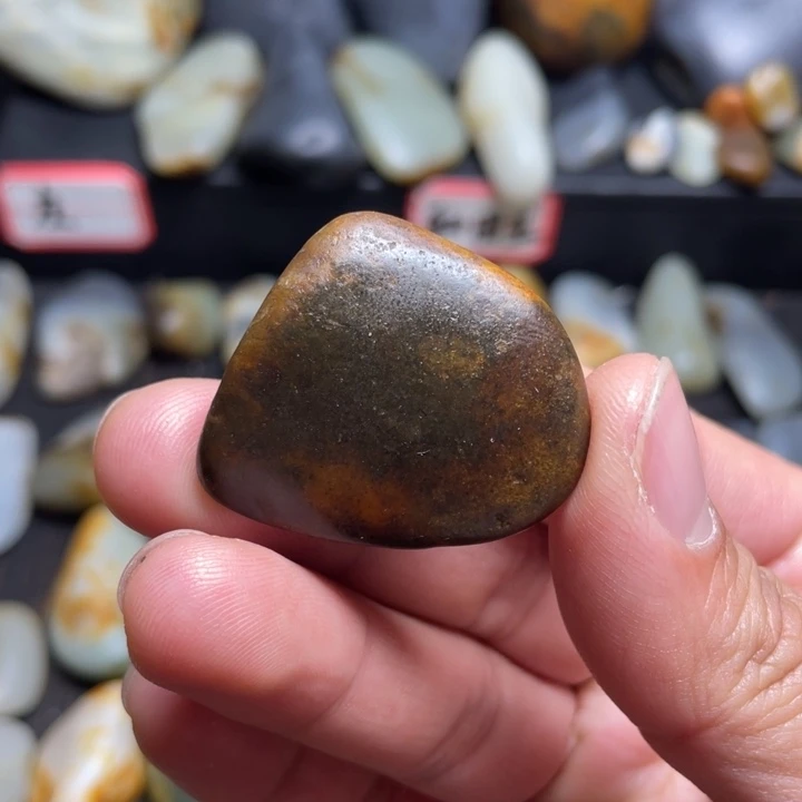 和田玉未镶嵌挂件30