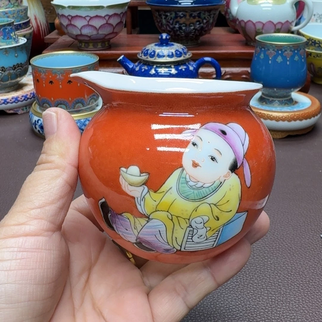 瓷片景德镇仿古手工制作精品展示