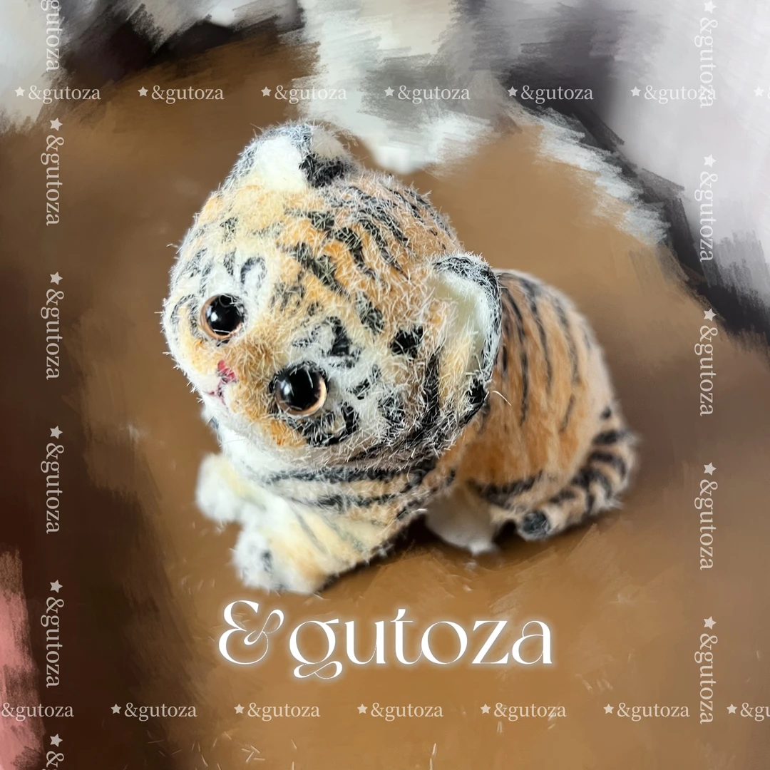 （黄老虎）骨头自制手工植绒  食品级捏捏乐解压水泥感捏捏