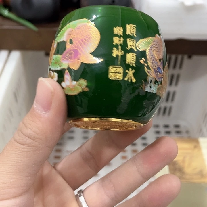 陶瓷茶具全部清清完回家过年