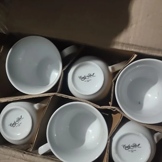 瓷发六个，水杯青，国营四厂库存