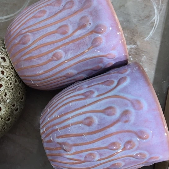 多肉绿植陶瓷花盆9.9包邮，有孔，微瑕