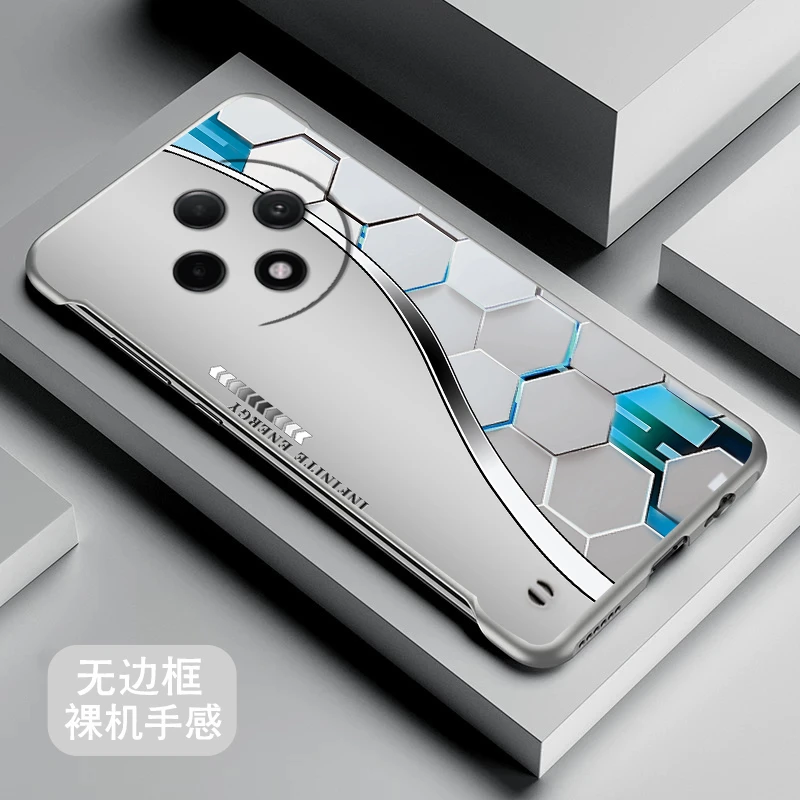 科幻菱形适用oppoA3pro手机壳oppoA2pro保护套OPPOA1pro金属漆a3
