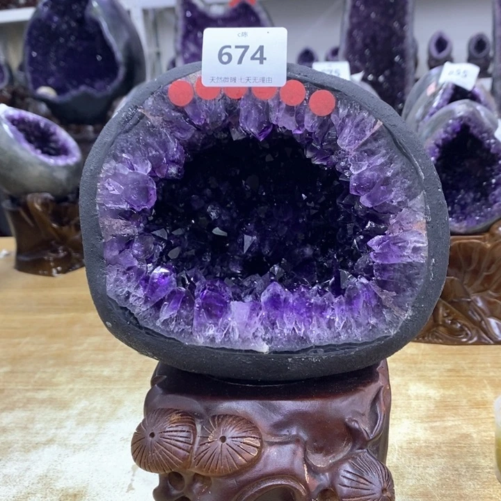 紫水晶未镶嵌水晶674