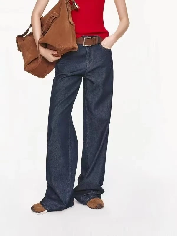 【思雅】51新款中腰直筒阔腿裤