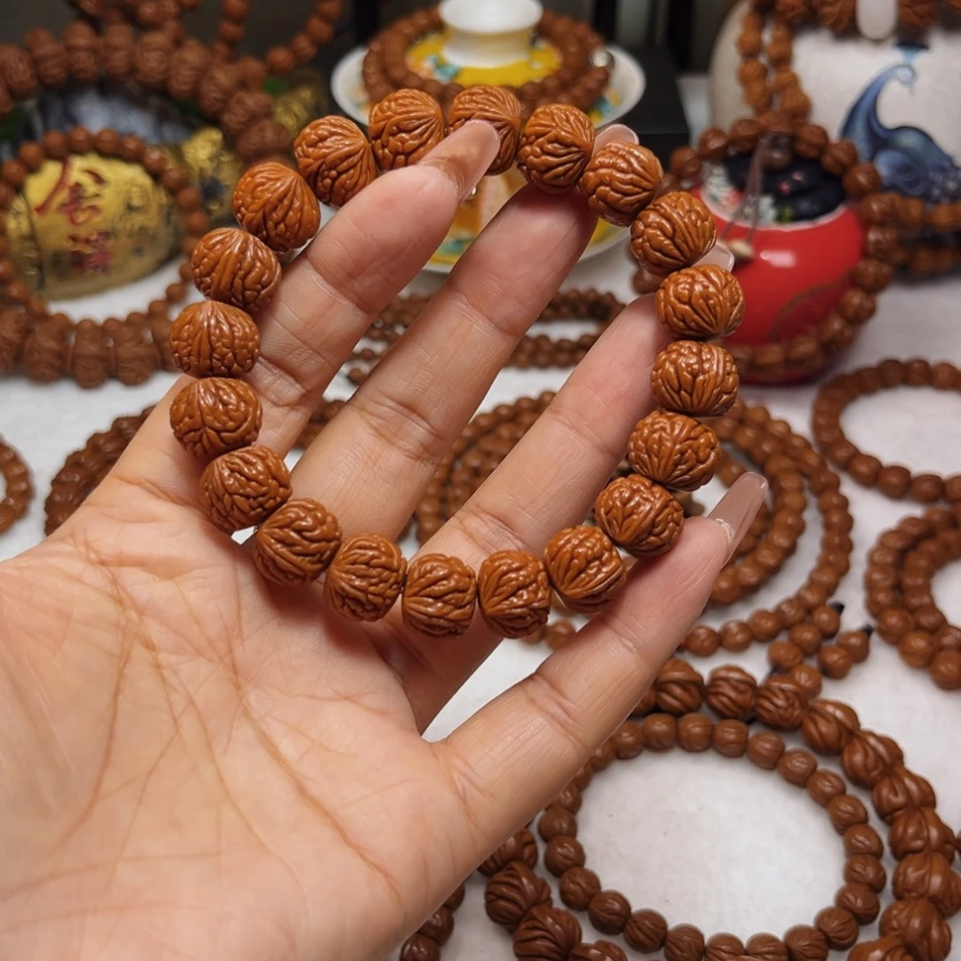 吊坠桃核14野生籽红皮荔枝