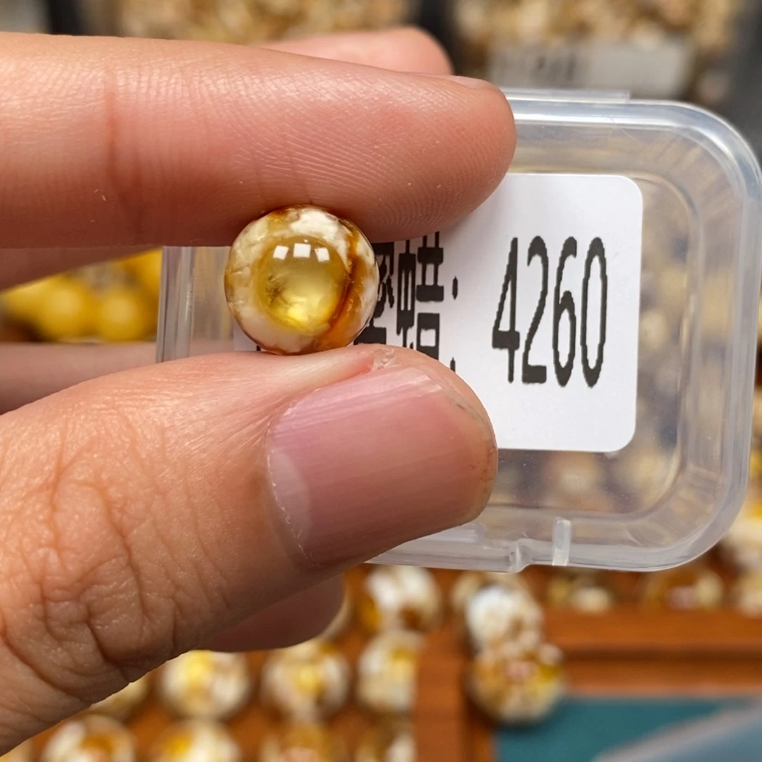 猴头核桃把件沁色圆珠老型4260