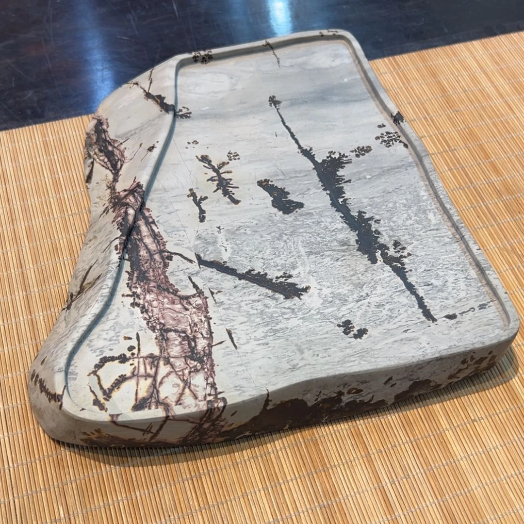天然国画石原石壶承19*15