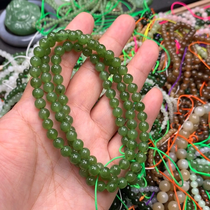 和田玉未镶嵌手链106