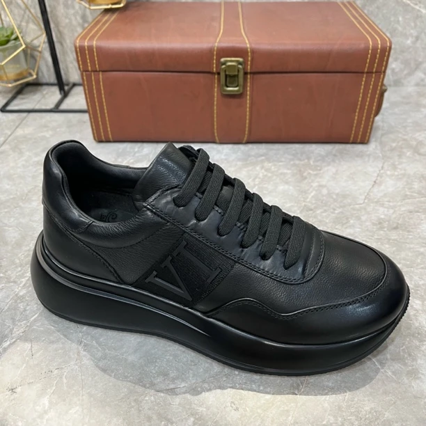 618-6【单鞋】广州春季新款纯皮休闲男鞋D