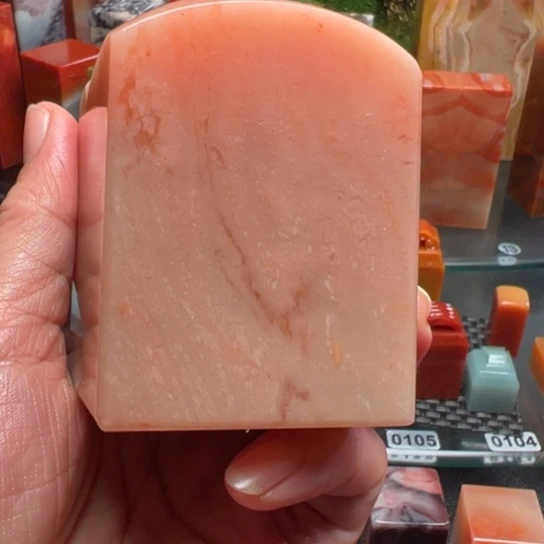 老挝石东*优质润地印石