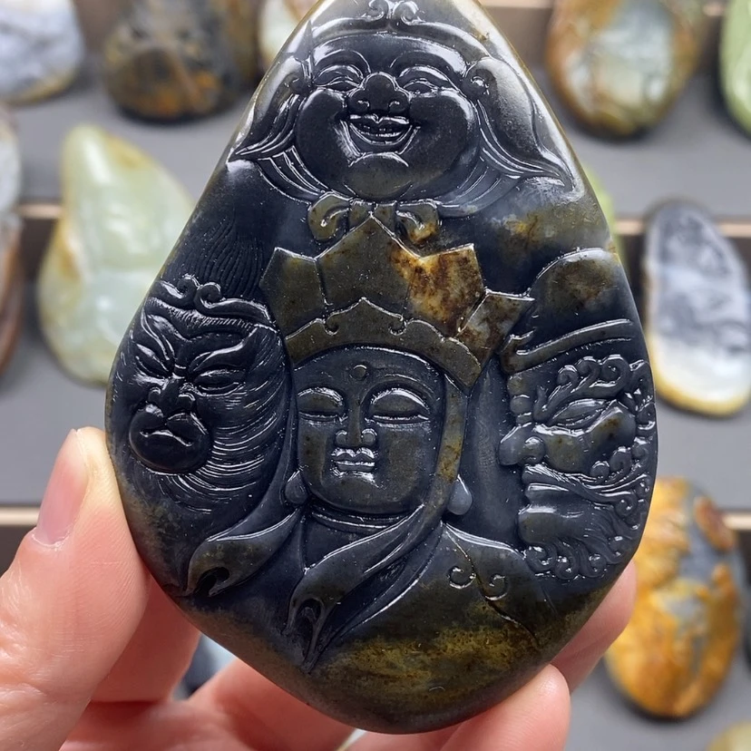 【闪购商品】未镶嵌和田玉把件笑*