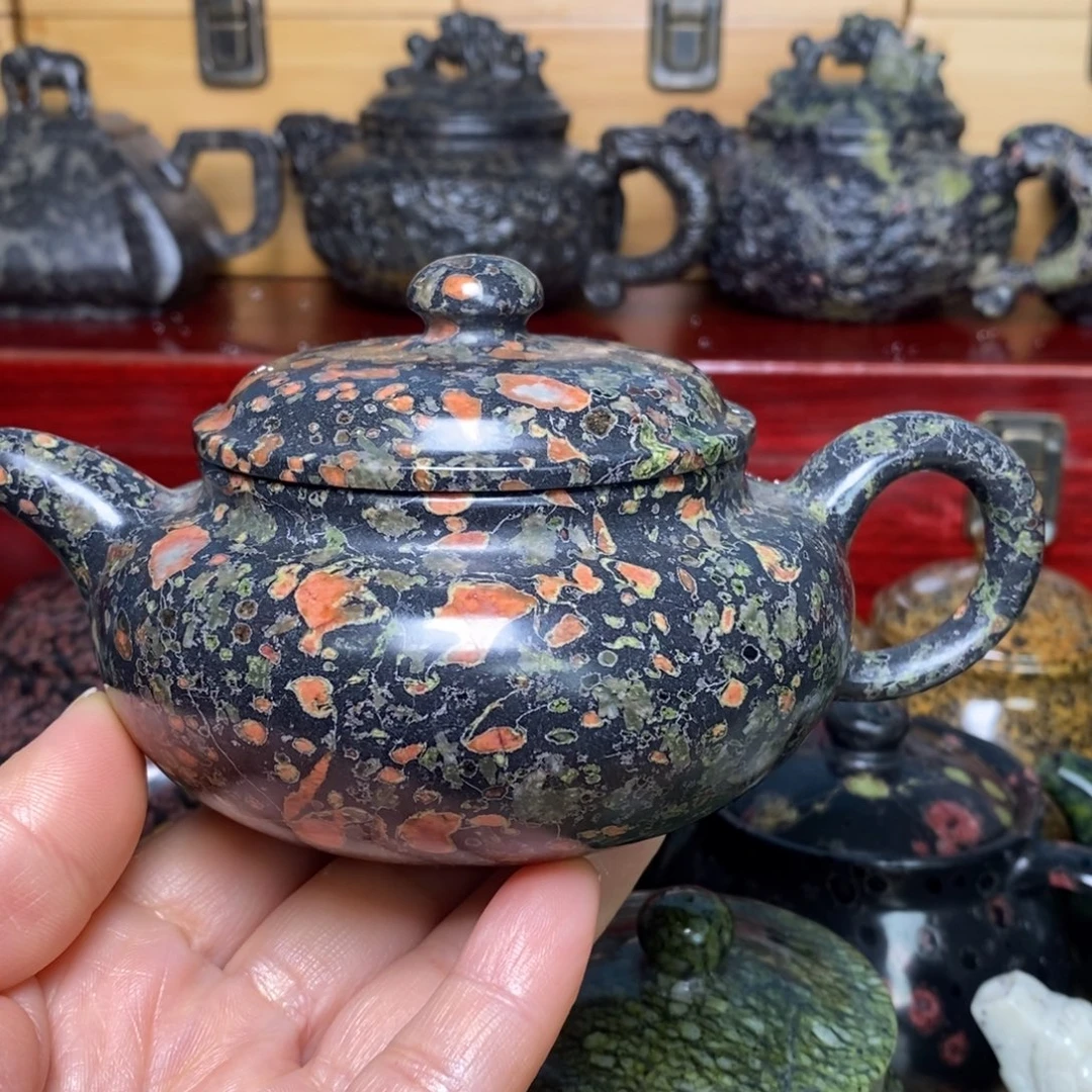 梅花玉仿古壶微瑕不售后