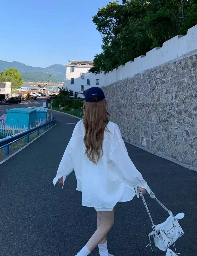 XIAOXING编码【501-537】春夏衬衫轻奢高级感宽松长袖外套男女同款