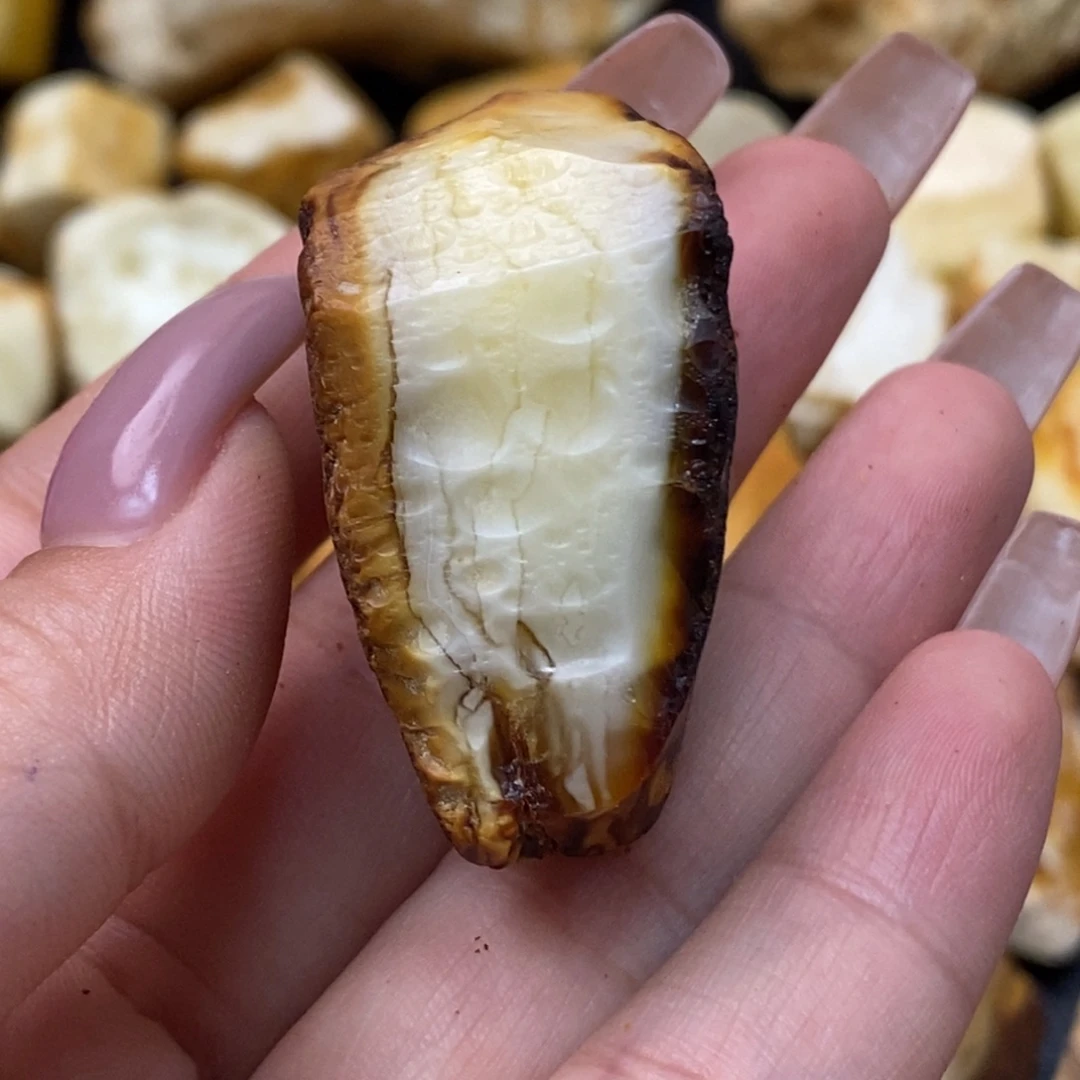 阳***柔未镶嵌定制琥珀蜜蜡