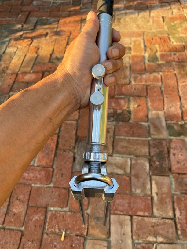 超硬纯金属大物地叉加强版