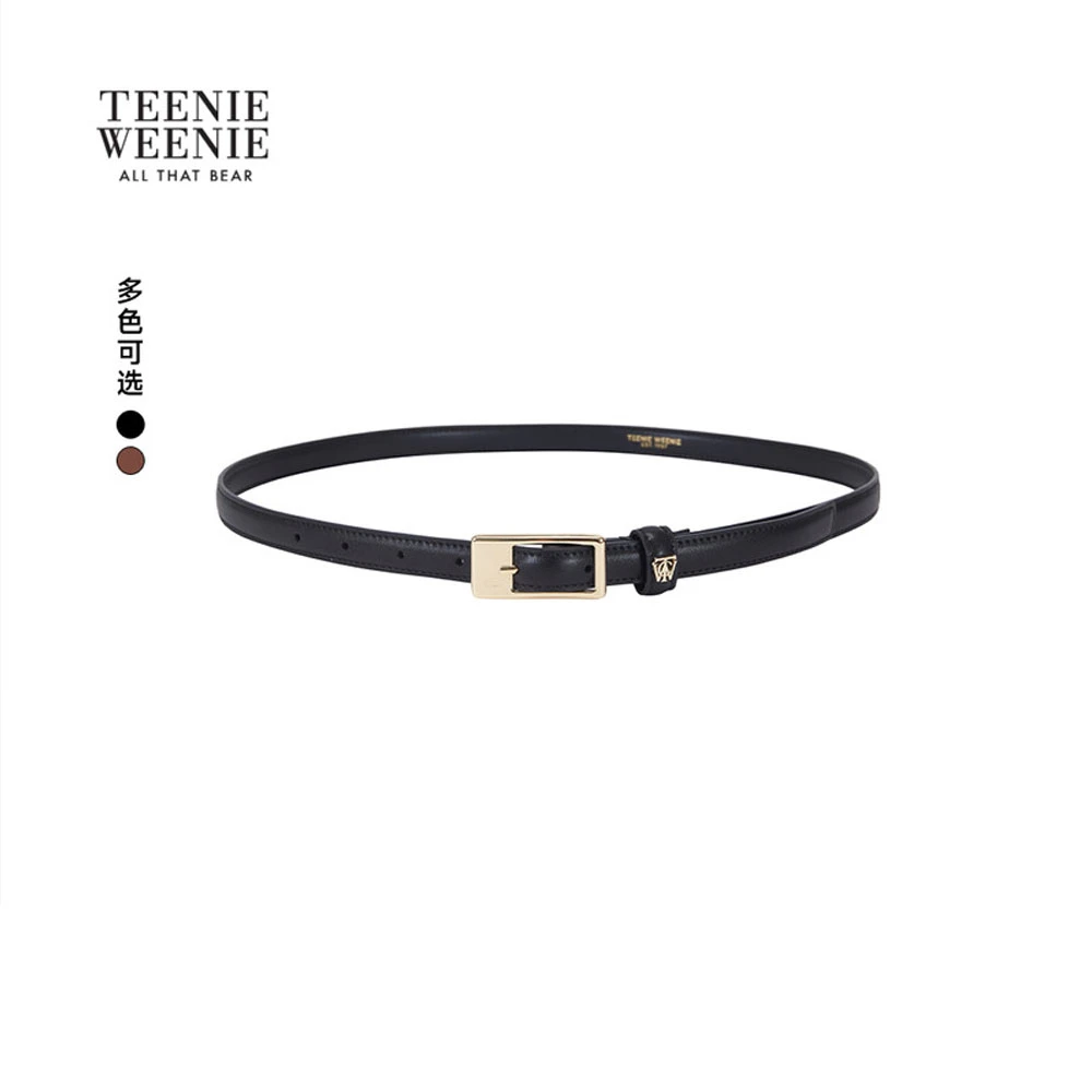 *TeenieWeenie小熊女装皮带25秋新款时尚复古质感腰带TTAB25F801W