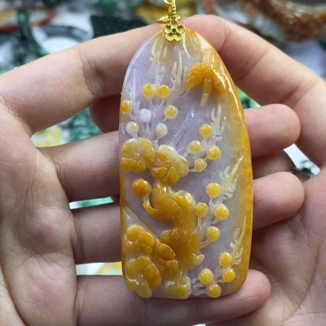 翡翠未镶嵌颈饰•*•吊坠