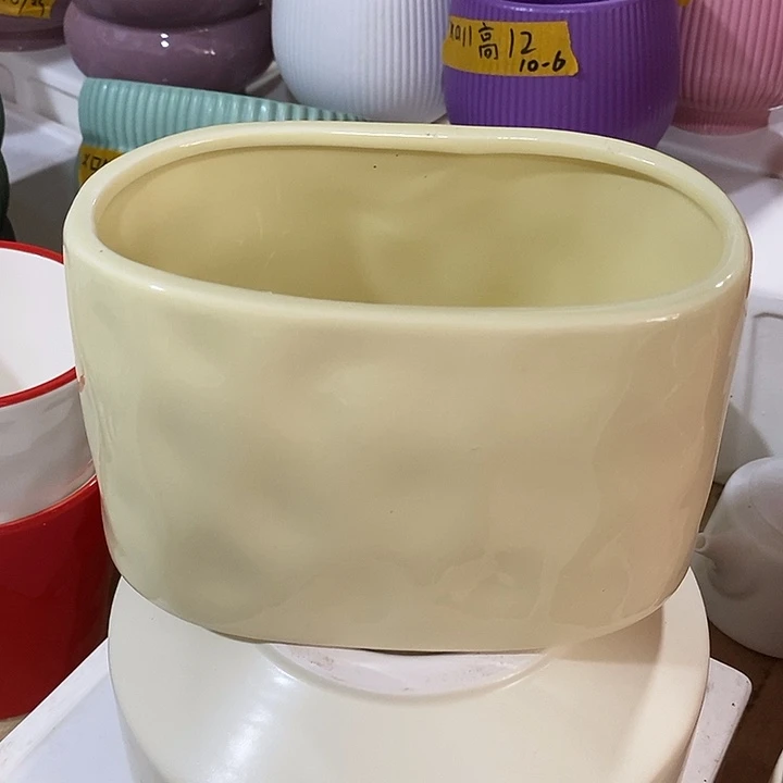陶摆件陶盆有孔 瑕疵介意勿拍