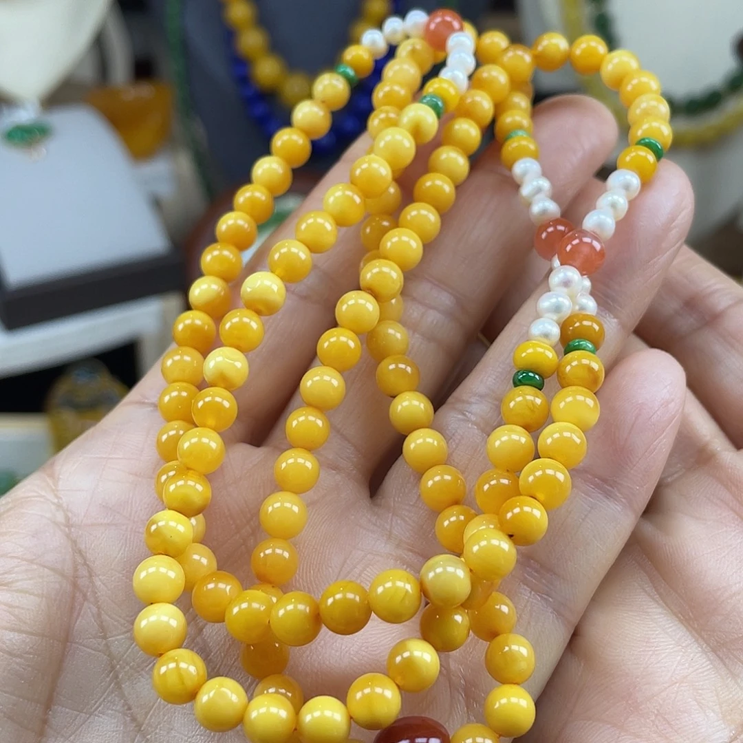 蜜蜡未镶嵌珠宝奇石卡5.8