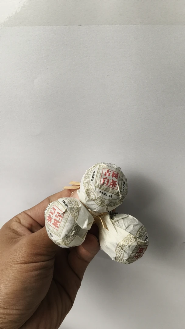 茶农26号坝气山古树龙珠8颗/1颗500克一斤装2024年春云南古树白茶