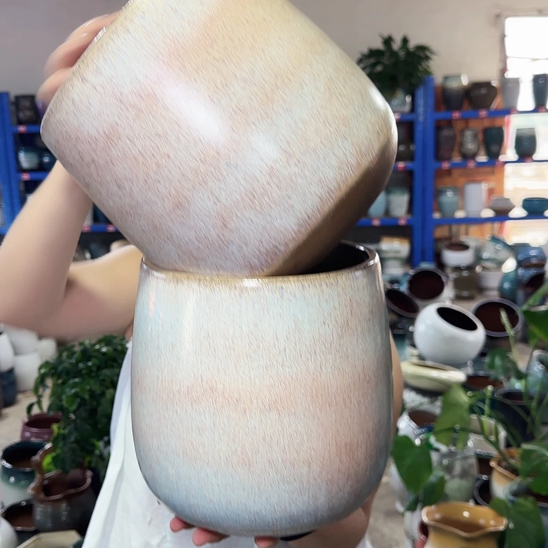 花盆紫砂高21口19