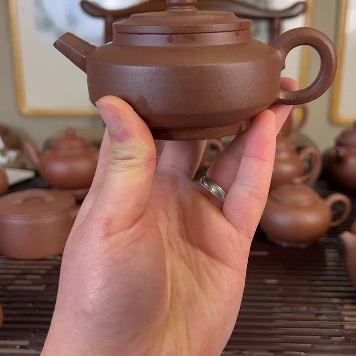 紫砂茶壶人**何全手工底槽清周盘200c