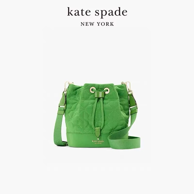Kate spade/凯特丝蓓spade flower绗缝迷你水桶轻奢女包