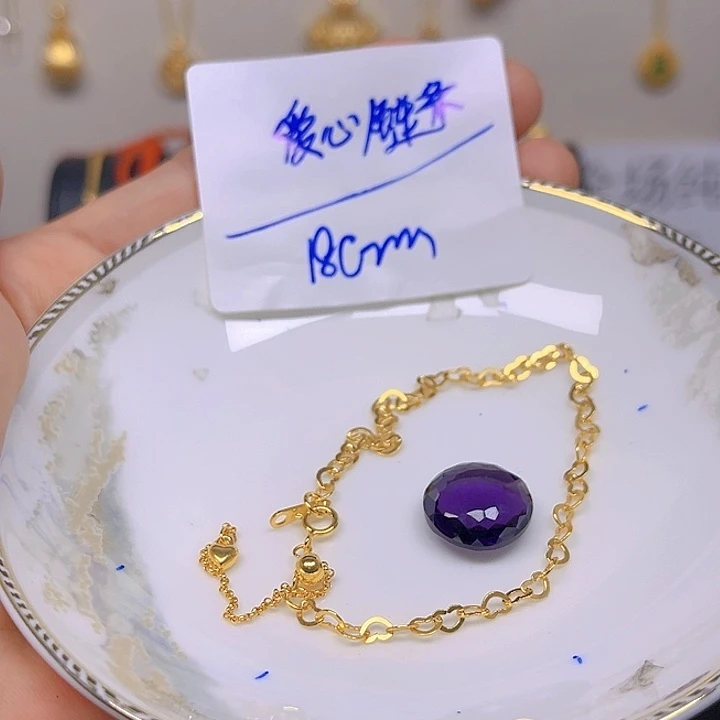 紫晶颈饰银S925镶嵌紫晶925镶嵌19