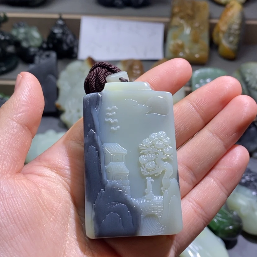 【闪购商品】和田玉把件未镶嵌宝***水